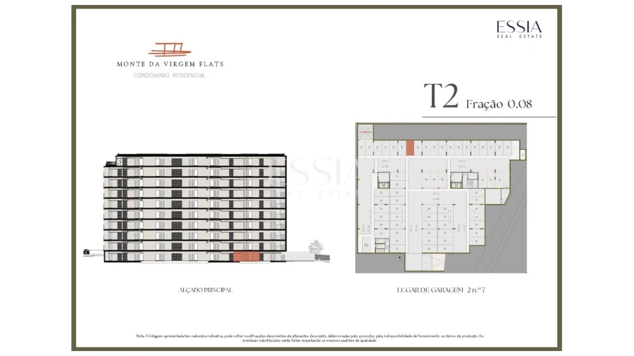 Apartamento T2 para Venda em Vilar de Andorinho Planta 2