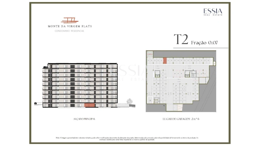 Apartamento T2 para Venda em Vilar de Andorinho Planta 2