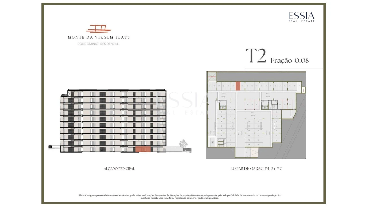 Apartamento T2 para Venda em Vilar de Andorinho Planta 2