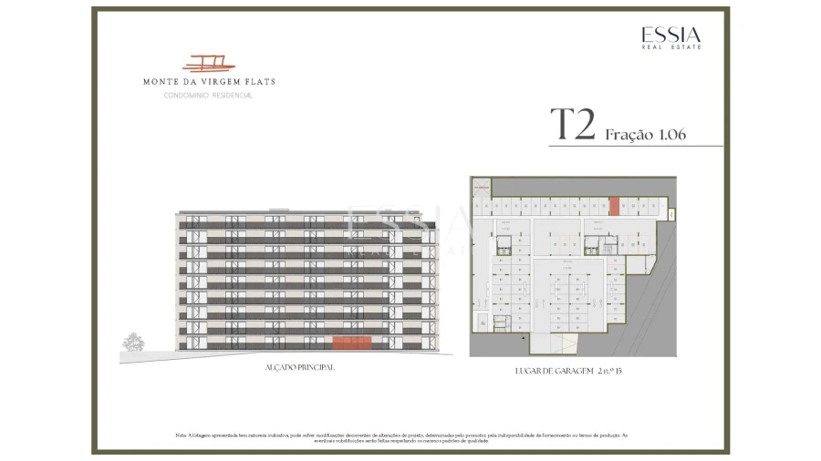 Apartamento T2 para Venda em Vilar de Andorinho Planta 2