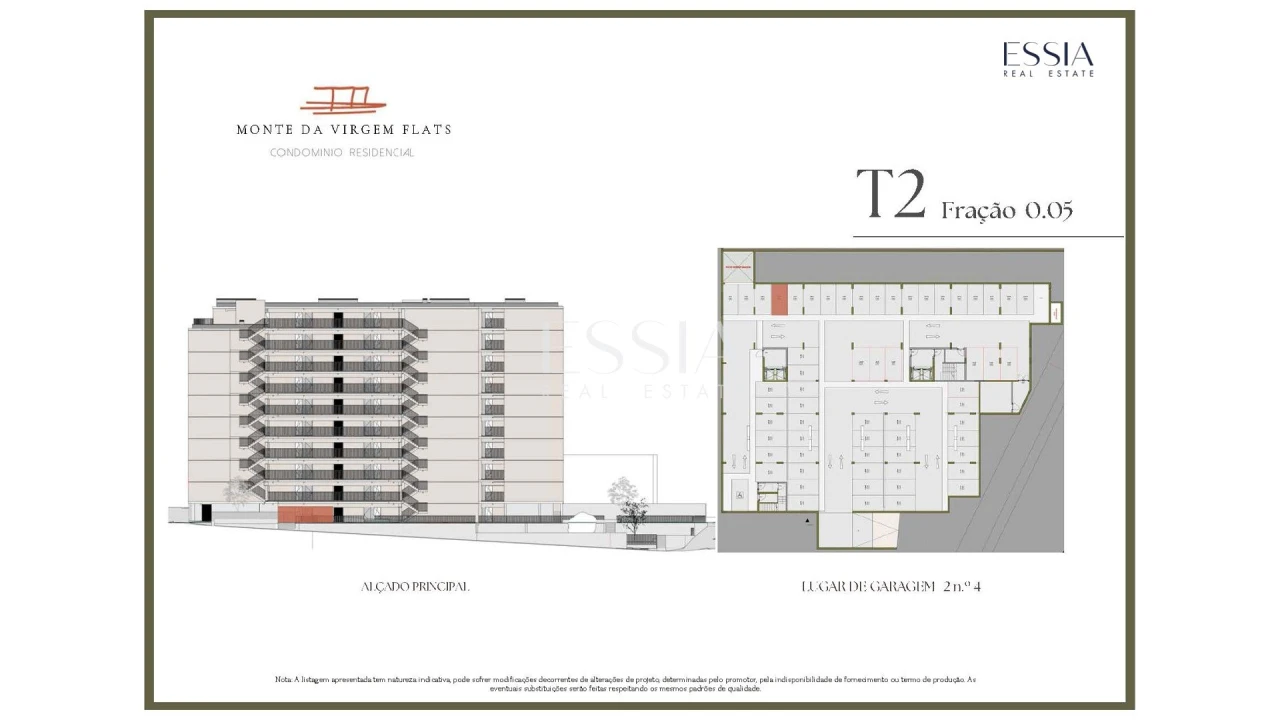 Apartamento T2 para Venda em Vilar de Andorinho Planta 2