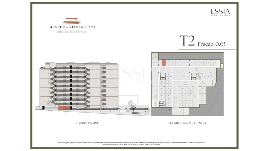 Apartamento T2 para Venda em Vilar de Andorinho Planta 2