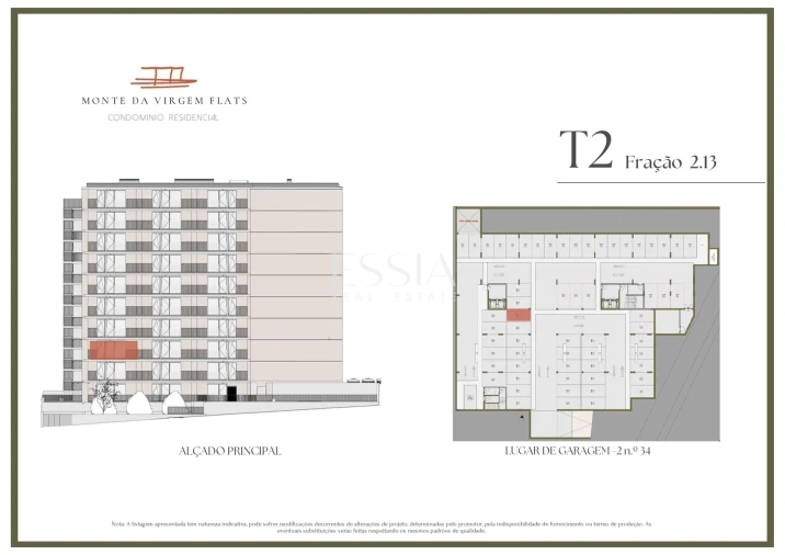 Apartamento T2 para Venda em Vilar de Andorinho Planta 2