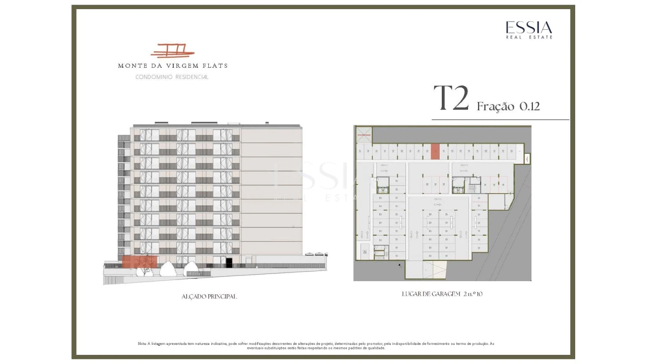 Apartamento T2 para Venda em Vilar de Andorinho Planta 2