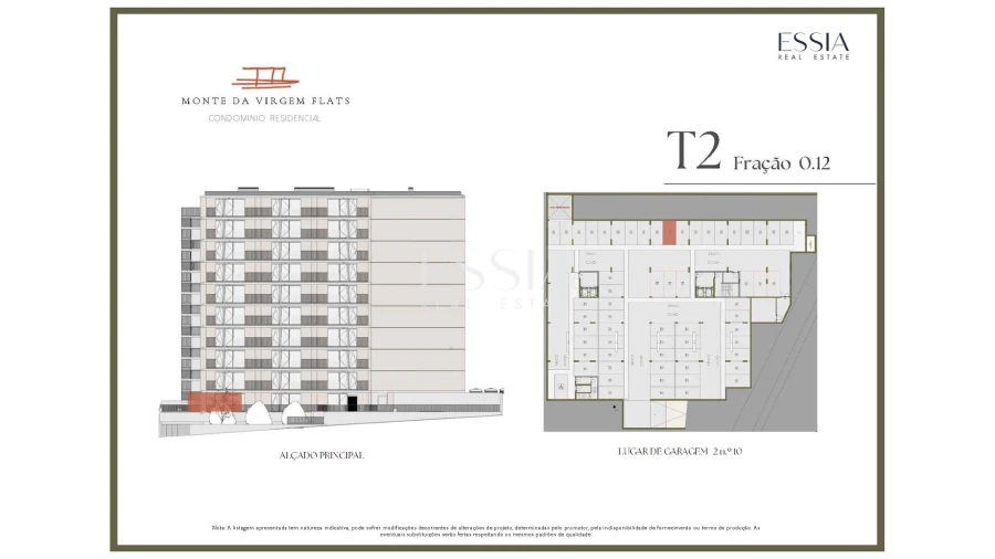Apartamento T2 para Venda em Vilar de Andorinho Planta 2