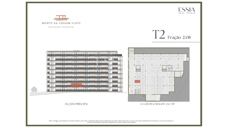 Apartamento T2 para Venda em Vilar de Andorinho Planta 2