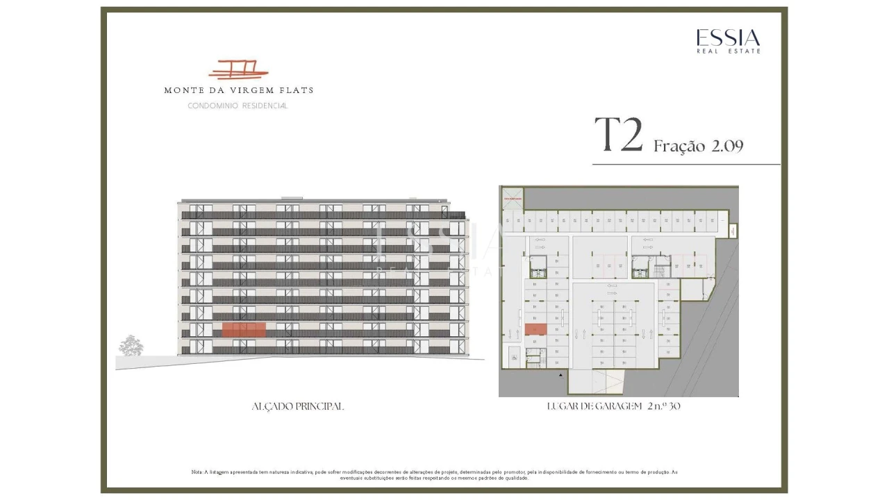 Apartamento T2 para Venda em Vilar de Andorinho Planta 2