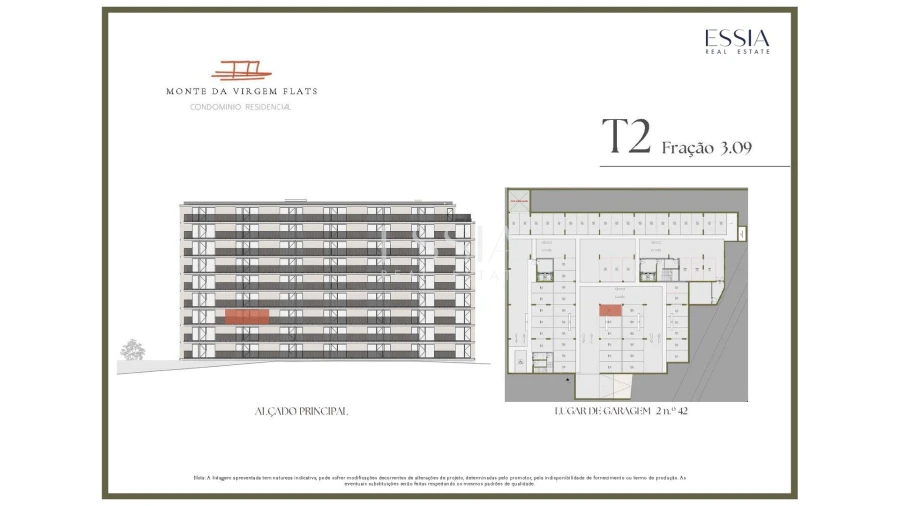 Apartamento T2 para Venda em Vilar de Andorinho Planta 2