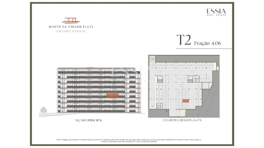 Apartamento T2 para Venda em Vilar de Andorinho Planta 2
