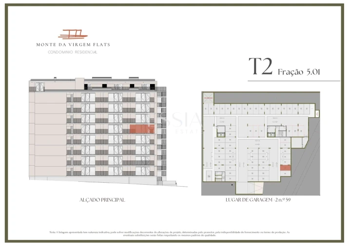 Apartamento T2 para Venda em Vilar de Andorinho Planta 2
