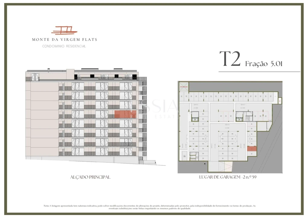 Apartamento T2 para Venda em Vilar de Andorinho Planta 2
