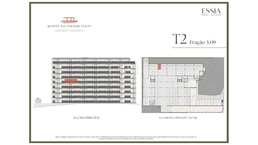 Apartamento T2 para Venda em Vilar de Andorinho Planta 2