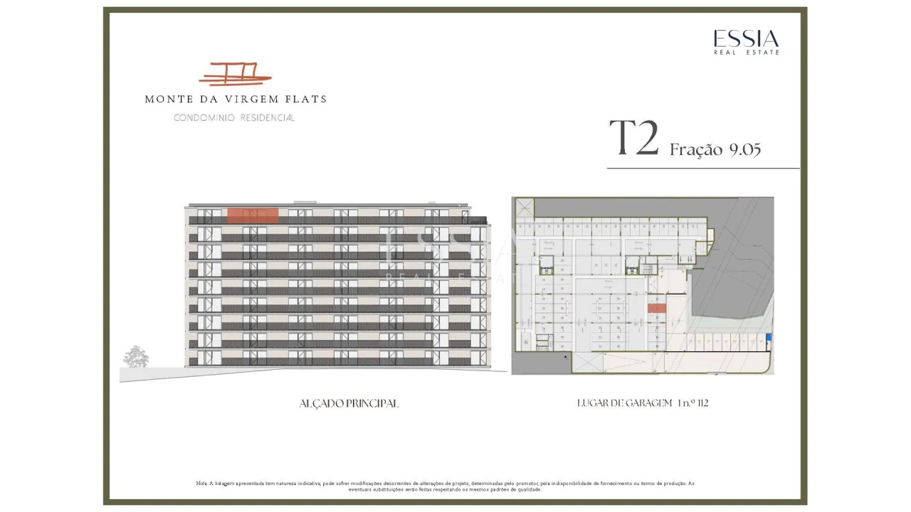 Apartamento T2 para Venda em Vilar de Andorinho Planta 2