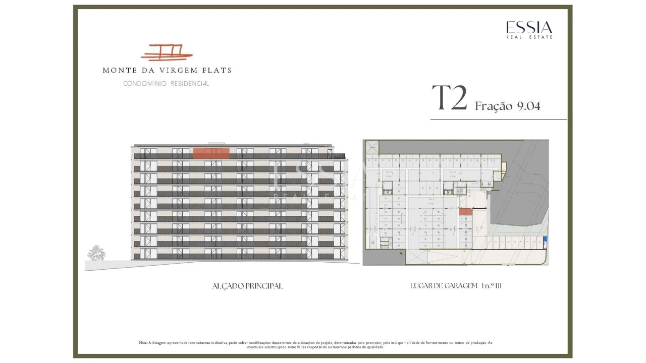 Apartamento T2 para Venda em Vilar de Andorinho Planta 2
