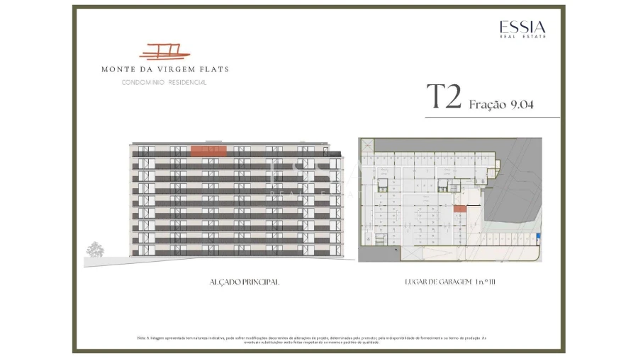 Apartamento T2 para Venda em Vilar de Andorinho Planta 2