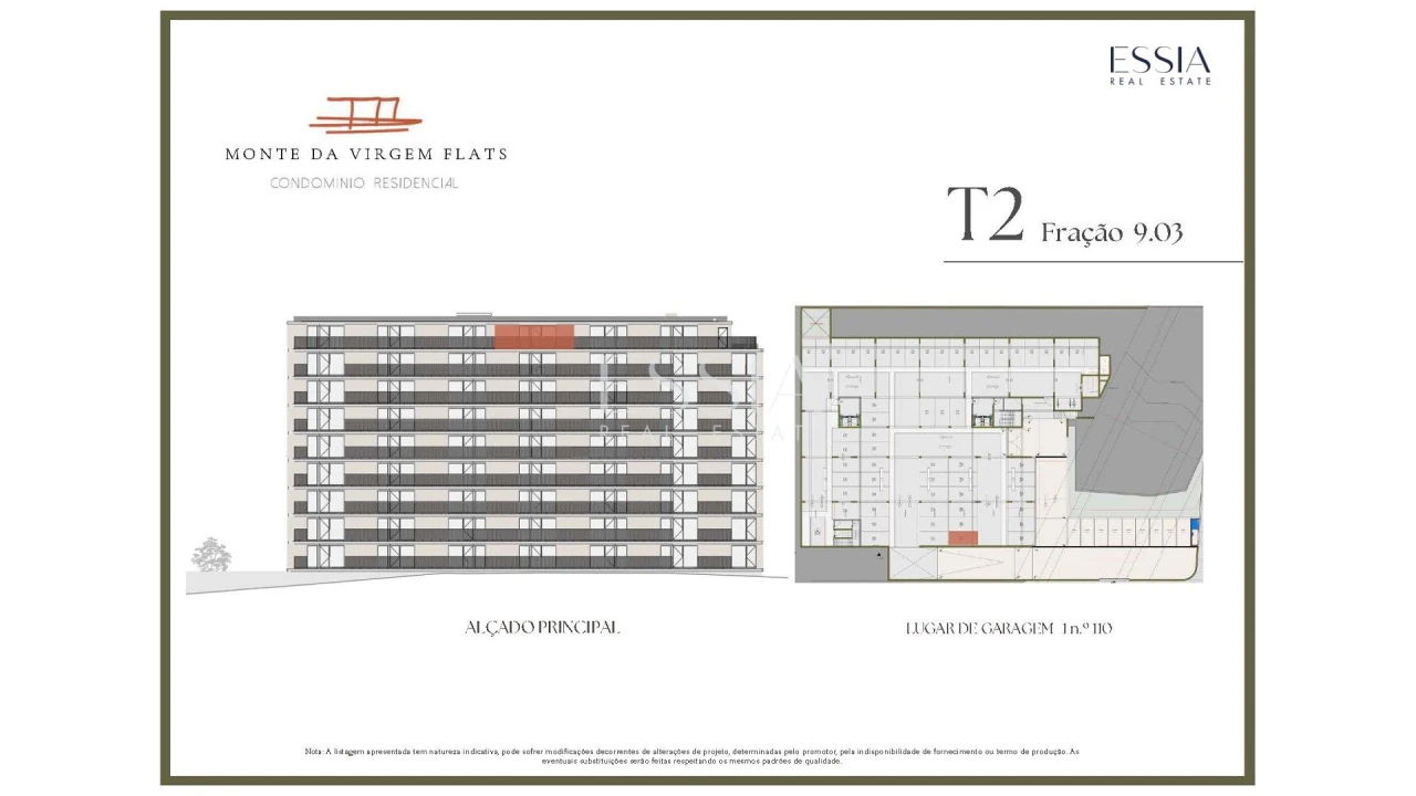 Apartamento T2 para Venda em Vilar de Andorinho Planta 2
