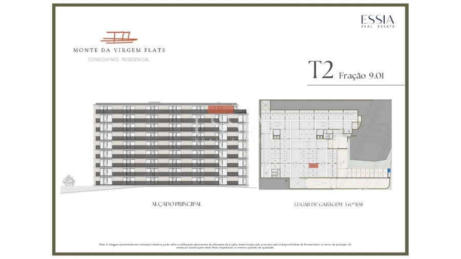 Apartamento T2 para Venda em Vilar de Andorinho Planta 2