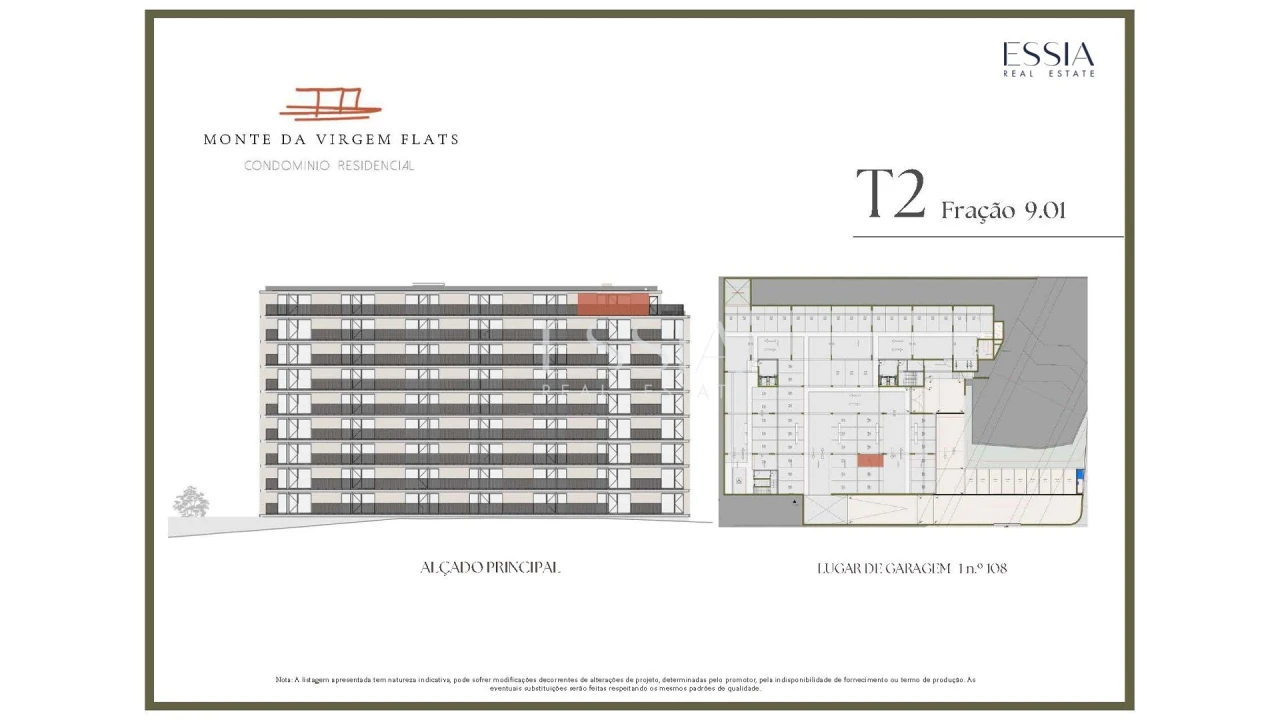 Apartamento T2 para Venda em Vilar de Andorinho Planta 2
