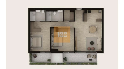 Apartamento T2 para Venda em Aldoar, Foz do Douro e Nevogilde