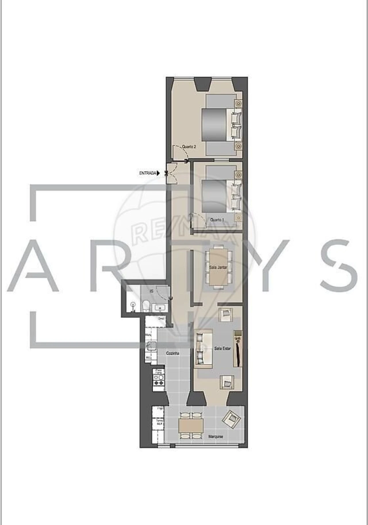 Apartamento T3 para Venda em Arroios Foto 7