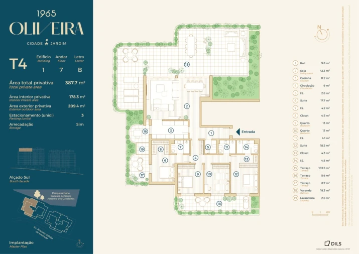 Apartamento T4 para Venda em Santo António dos Cavaleiros e Frielas Planta 1