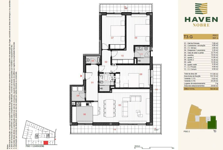 Apartamento T3 para Venda em Silvares, Pias, Nogueira e Alvarenga Foto 20