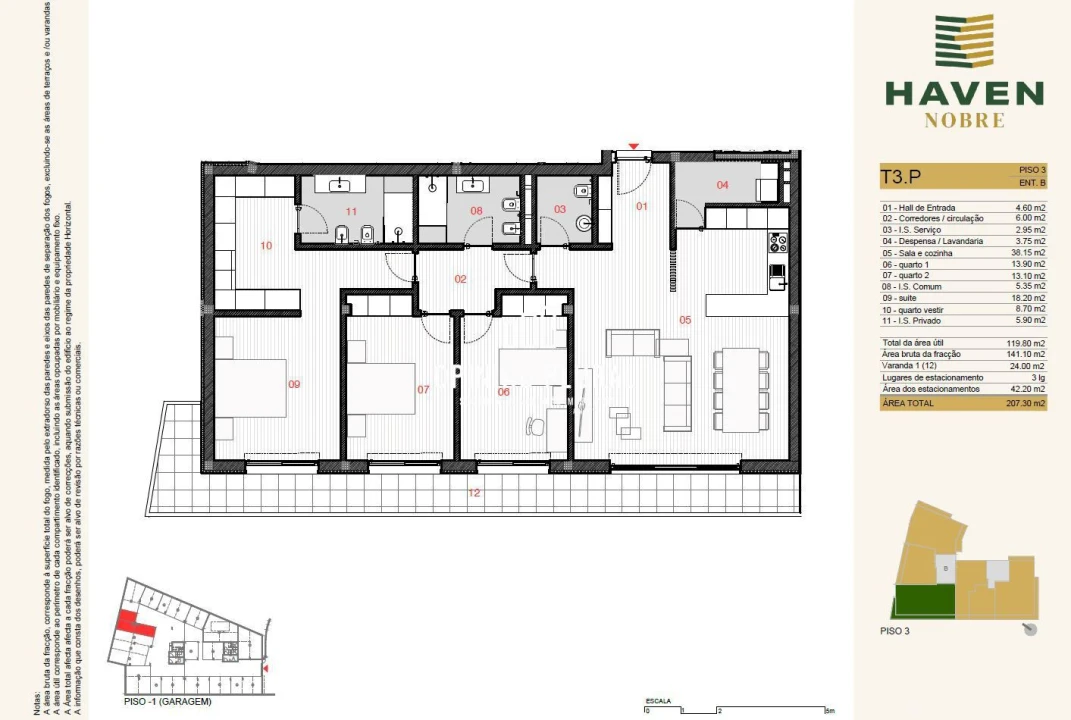 Apartamento T3 para Venda em Silvares, Pias, Nogueira e Alvarenga Foto 20