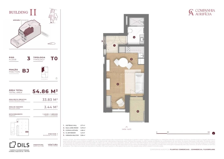 Apartamento para Venda em Cedofeita, Santo Ildefonso, Sé, Miragaia, São Nicolau e Vitória Planta 1