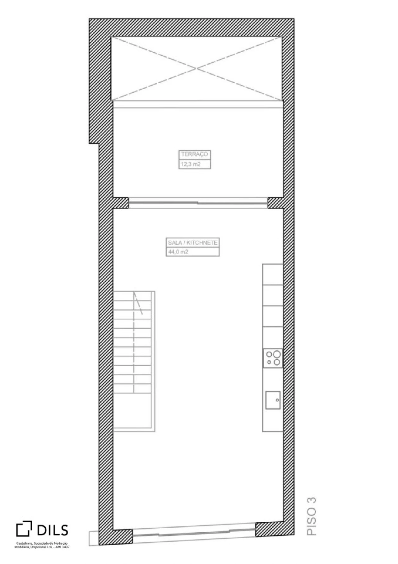 Moradia T3 para Venda em Bonfim Planta 2