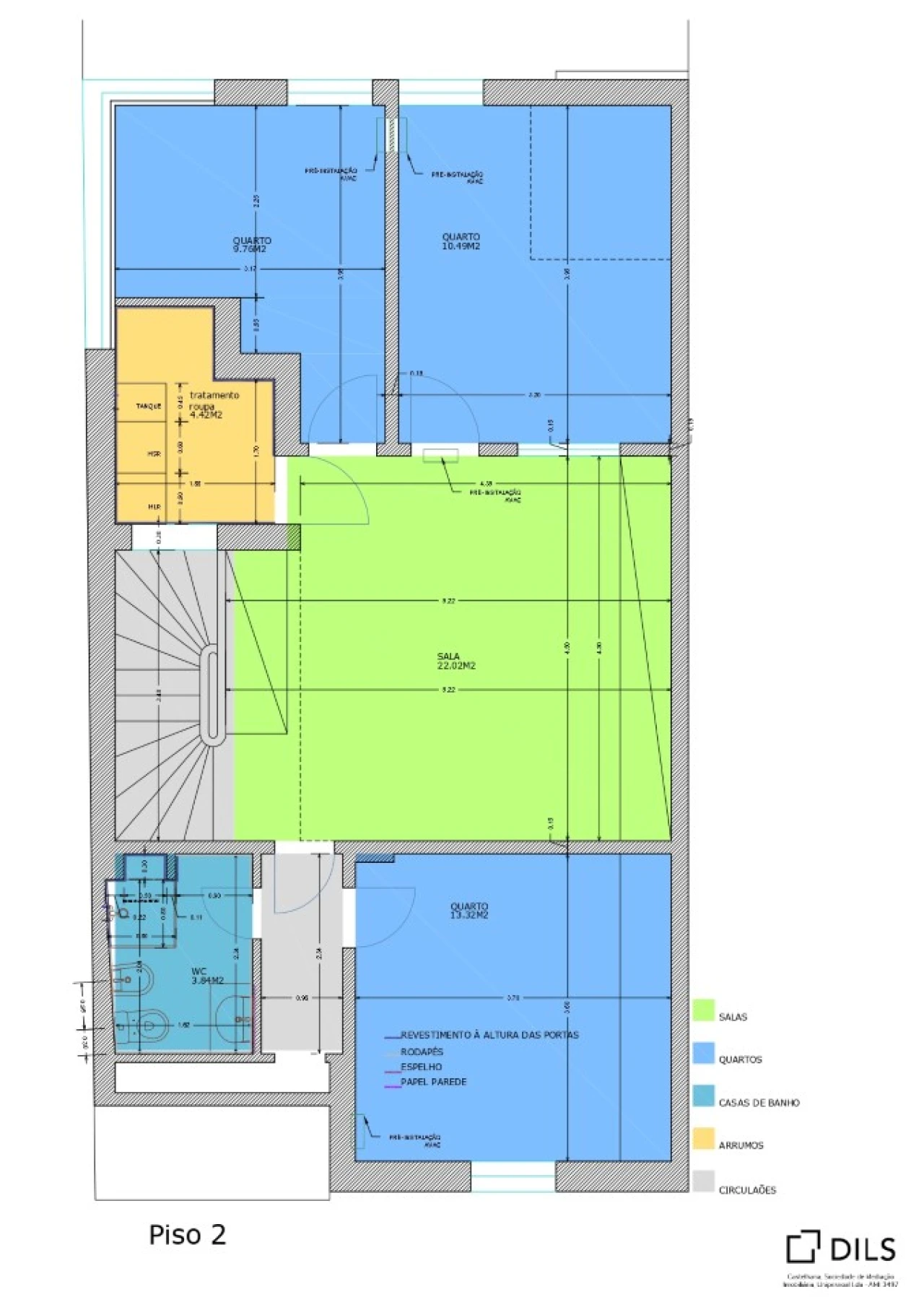 Moradia T6 para Venda em Campolide Planta 3