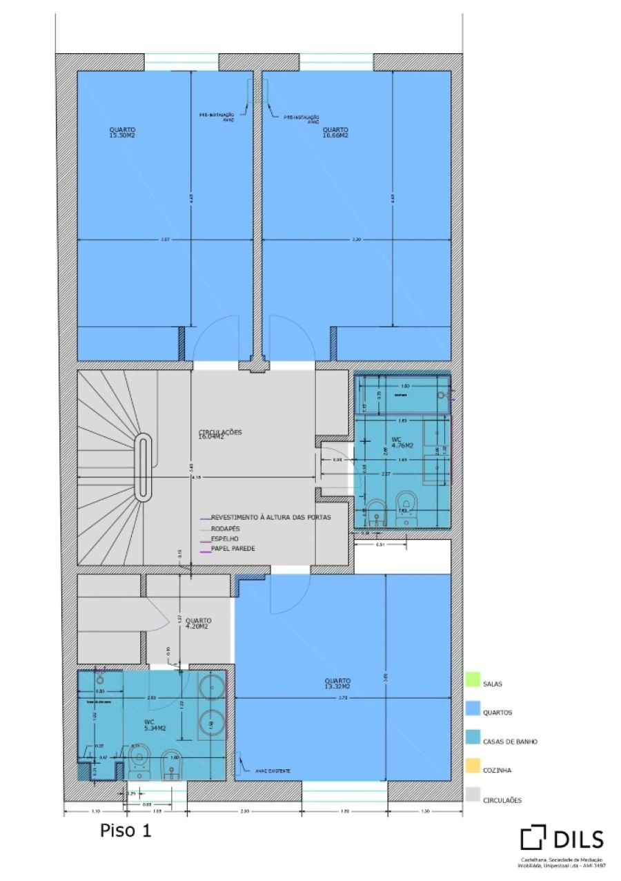 Moradia T6 para Venda em Campolide Planta 2