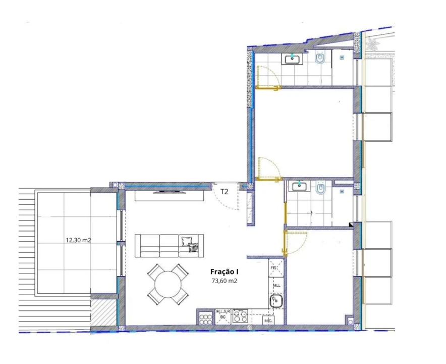 Apartamento T2 para Venda em Vila Nova de Famalicão e Calendário Foto 11