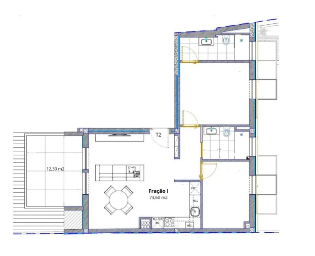 Apartamento T2 para Venda em Vila Nova de Famalicão e Calendário Foto 11