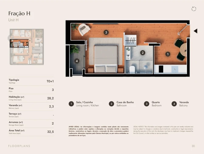 Apartamento para Venda em Matosinhos e Leça da Palmeira Planta 1