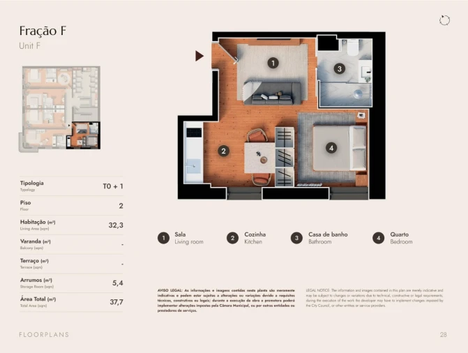 Apartamento para Venda em Matosinhos e Leça da Palmeira Planta 1