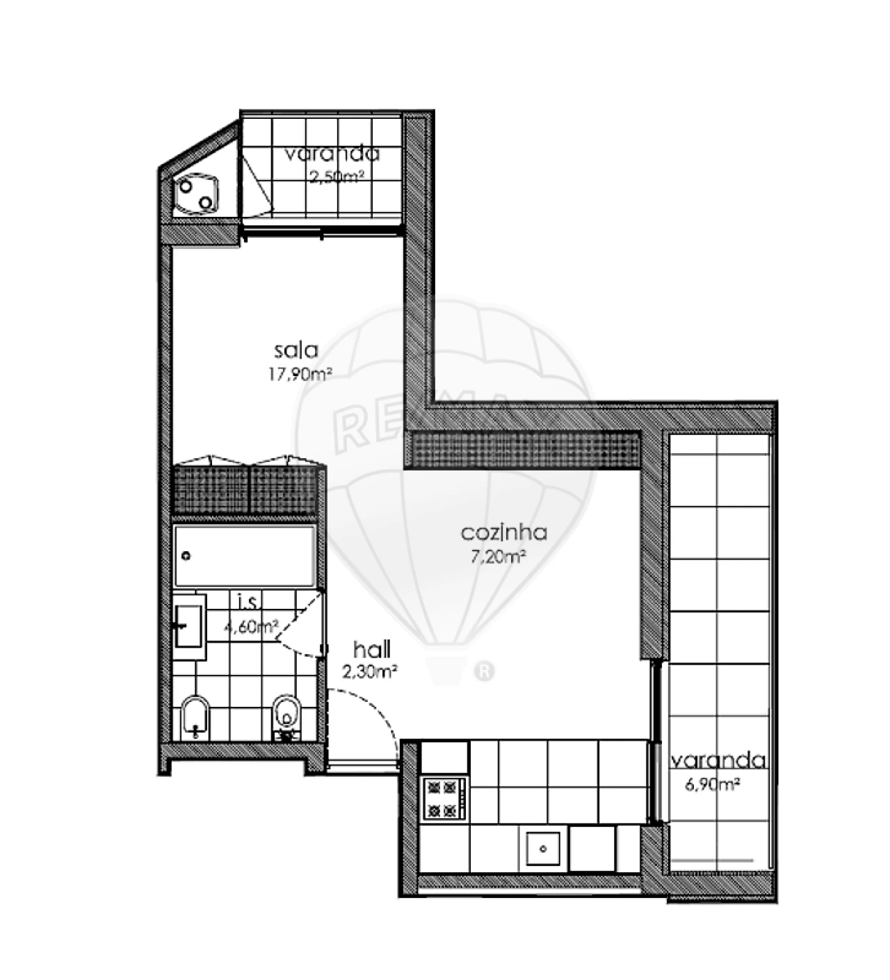 Apartamento T1 para Arrendamento em Paranhos Foto 2