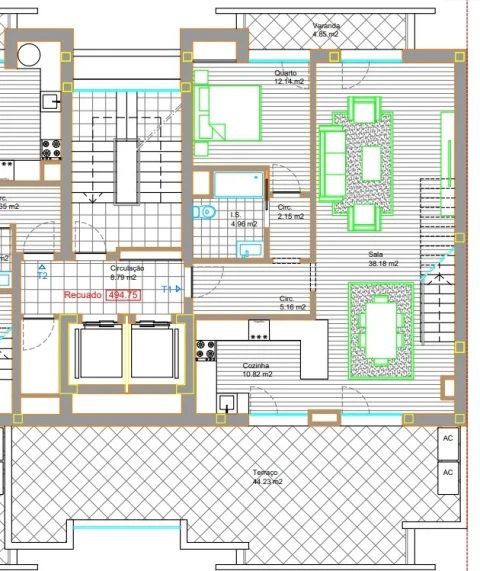 Apartamento T1 para Venda em Viseu