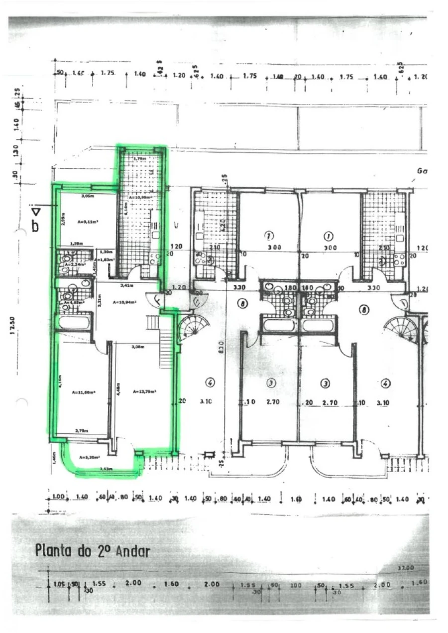 Apartamento T3 para Venda em Costa da Caparica Planta 1