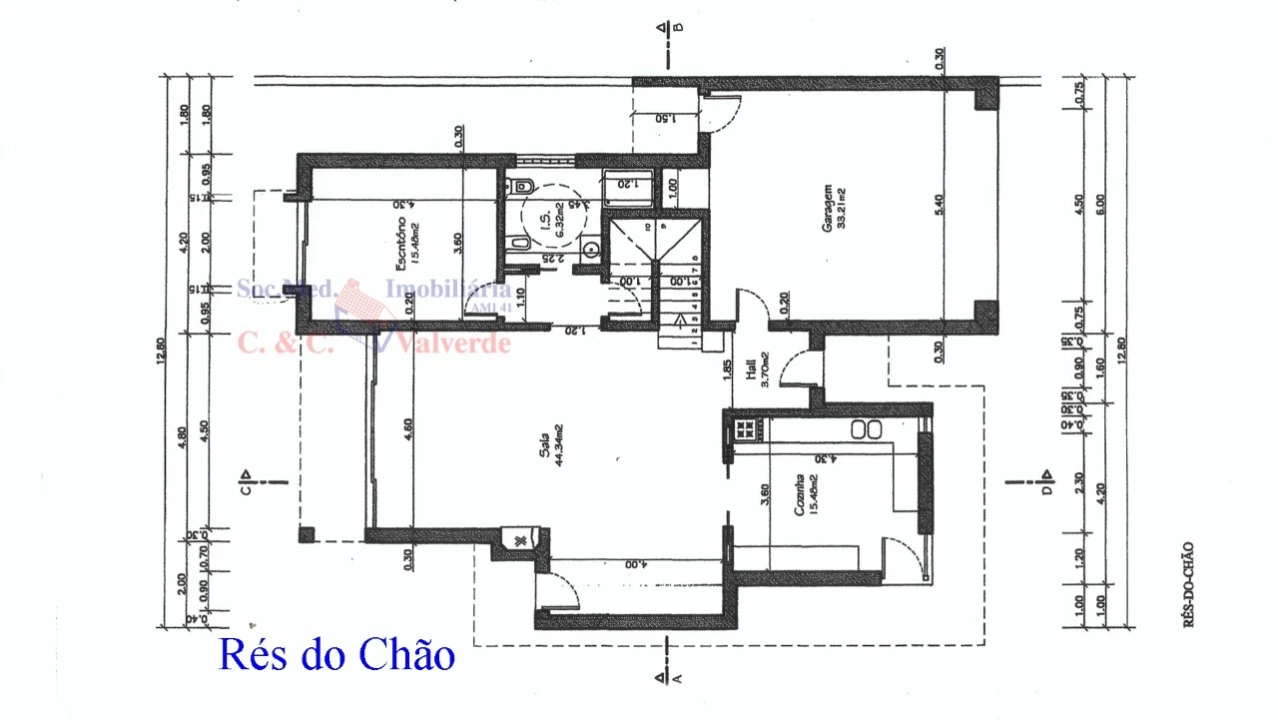 Moradia T4 para Venda em Silveira Planta 2