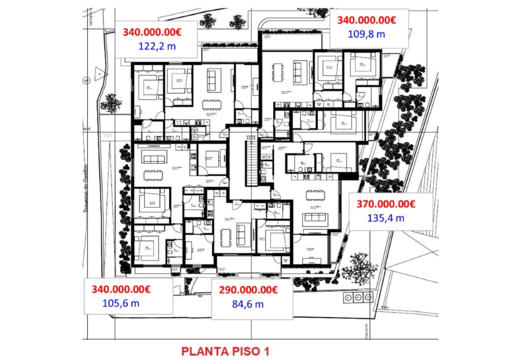 Apartamento T2 para Venda em Barcelos, V.Boa, V.Frescainha Planta 2
