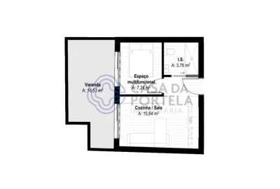 Apartamento para Venda em Mafamude e Vilar do Paraíso