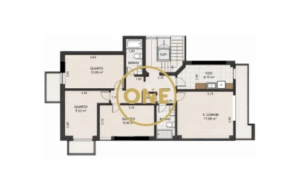 Apartamento T3 para Venda em Benfica