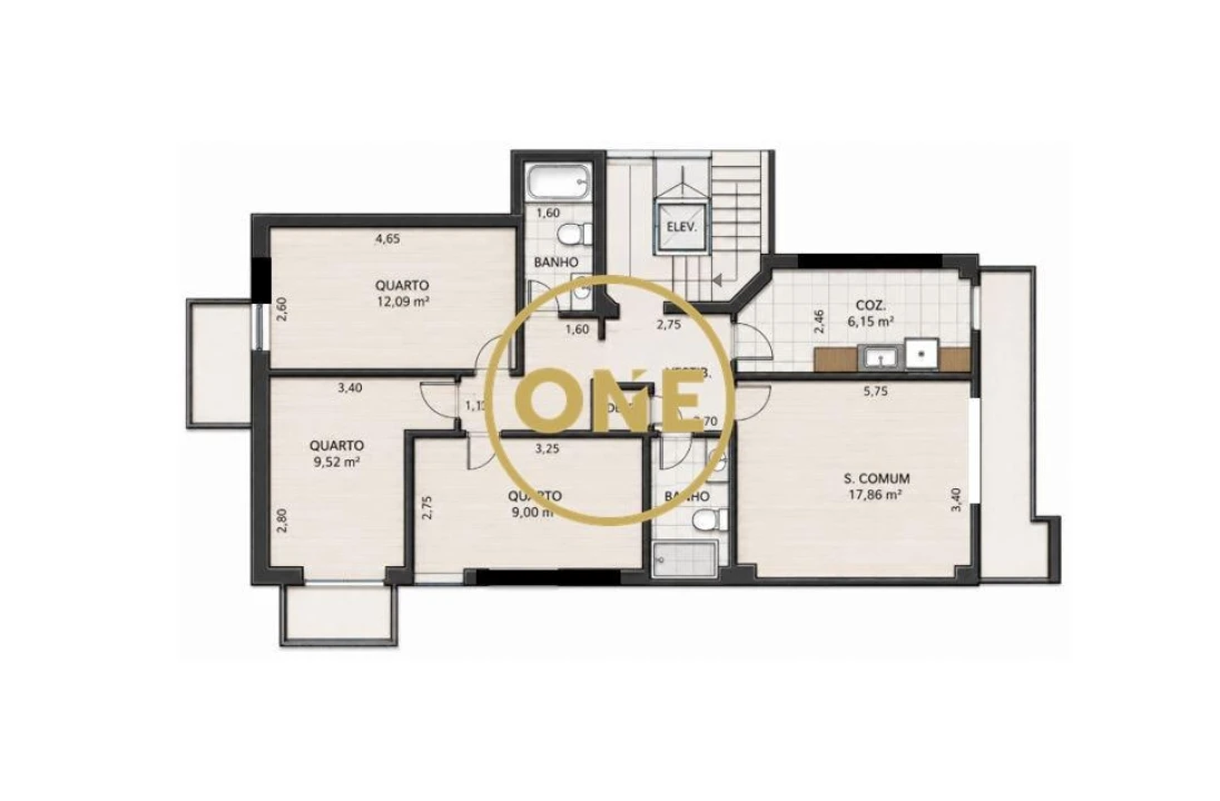 Apartamento T3 para Venda em Benfica Foto 16
