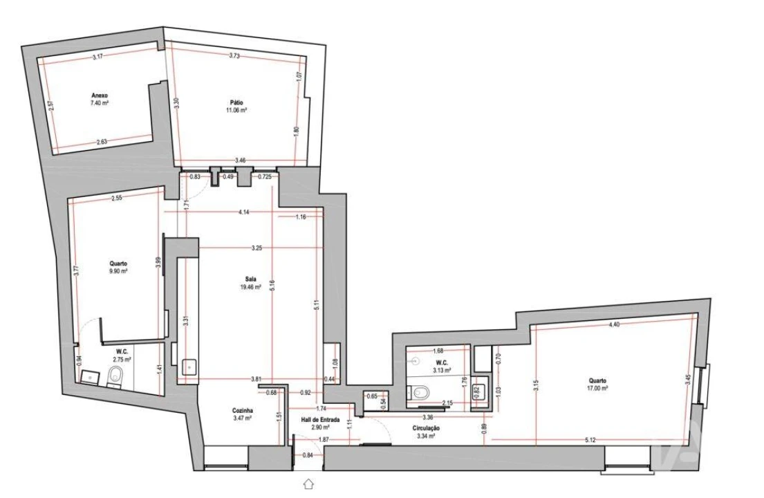 Apartamento T2 para Venda em Santa Maria Maior Foto 37