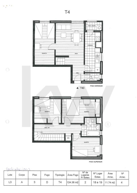 Apartamento T3 para Venda em Santa Clara