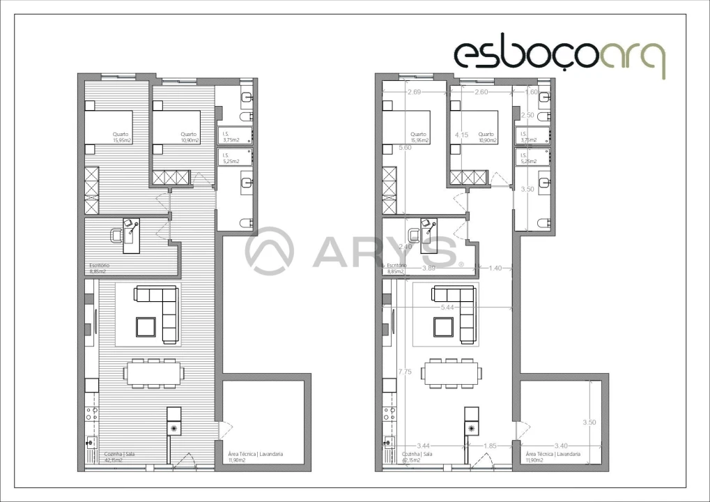 Apartamento T2 para Venda em São Vitor (Braga) Foto 12