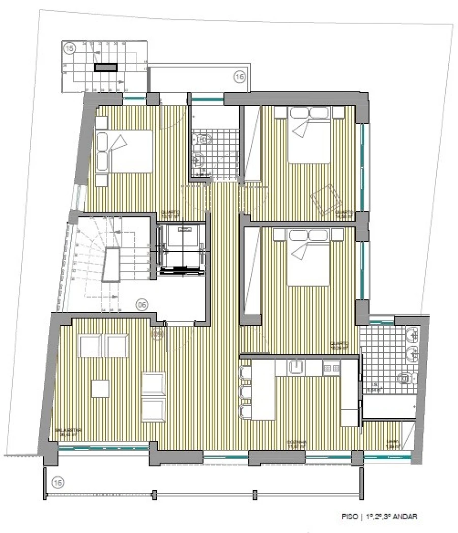 Apartamento T3 para Venda em Buarcos Planta 1