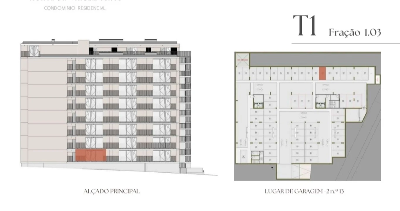 Apartamento T1 para Venda em Vilar de Andorinho Planta 2