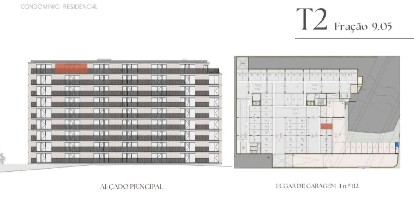 Apartamento T2 para Venda em Vilar de Andorinho Planta 2