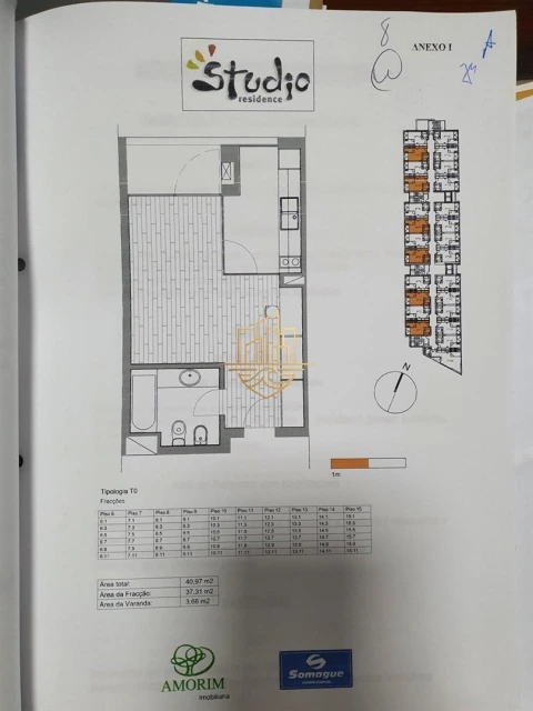 Apartamento T0 para Venda em Campanhã
